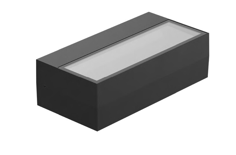 arten Outdoors wall luminaire delta 10w black ip65 down 3k/4k/5.7k