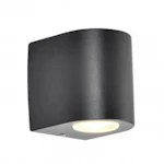 OUTDOORS WALL LUMINAIRE DIVA 2X5W LED ANT.GREY.3000K