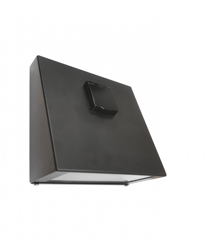 OUTDOORS WALL LUMINARE AADA 1X19W 200X200 MM IP54 3K BK+S