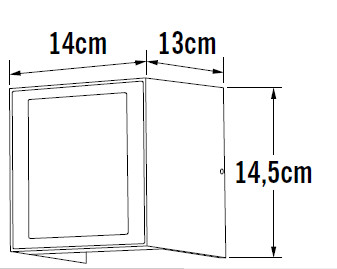 konstsmide Seinävalaisin ulko cremona 7946-370 ip54 3x3w ant