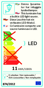 konstsmide Wall/ceiling luminaire cesena 7863-252 ip54 10w wh