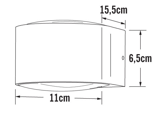 konstsmide Seinävalaisin ulko gela 7882-250 ip54 2x6w va