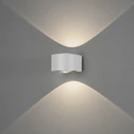 VÄGGARMATUR GELA 7882-250 IP54 2X6W WH