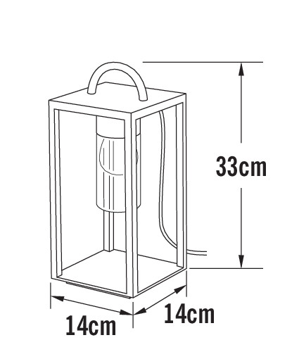 konstsmide Interior luminaire bologna 7533-750 ip44 e27 bl