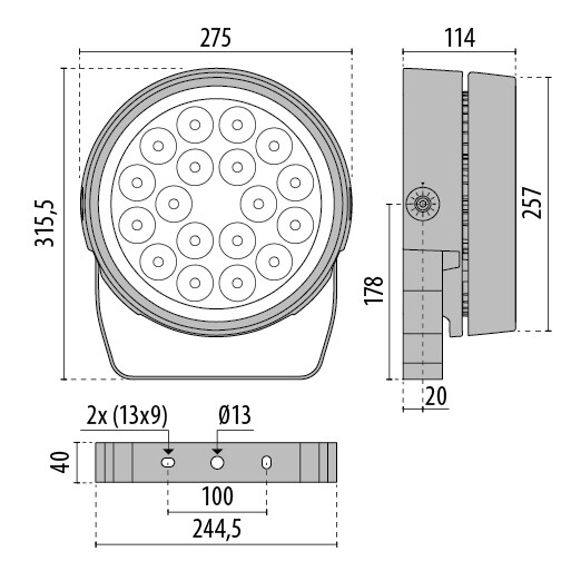 performance in lighting Valonheitin tyk+ 30 81w c/i 830 an