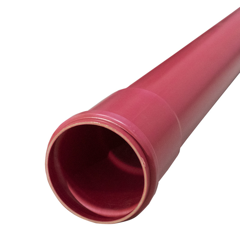 pipelife Skyddsrör pvc 110x4,2 sn16 6m röd