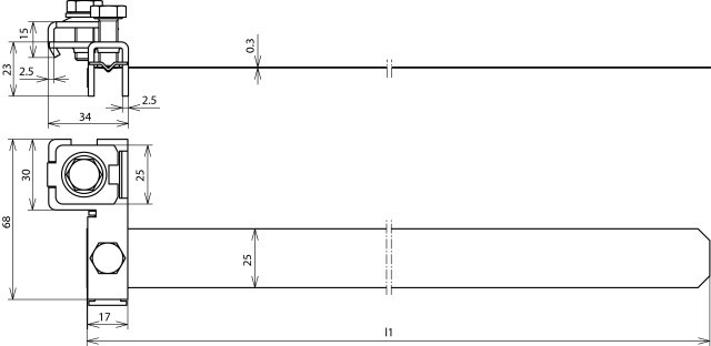 dehn+söhne Jordningsmaterial dehn anslutningsband 2xrd 8