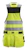 snickers workwear Toolvest snickers 4230-6604 gul-svart stl m