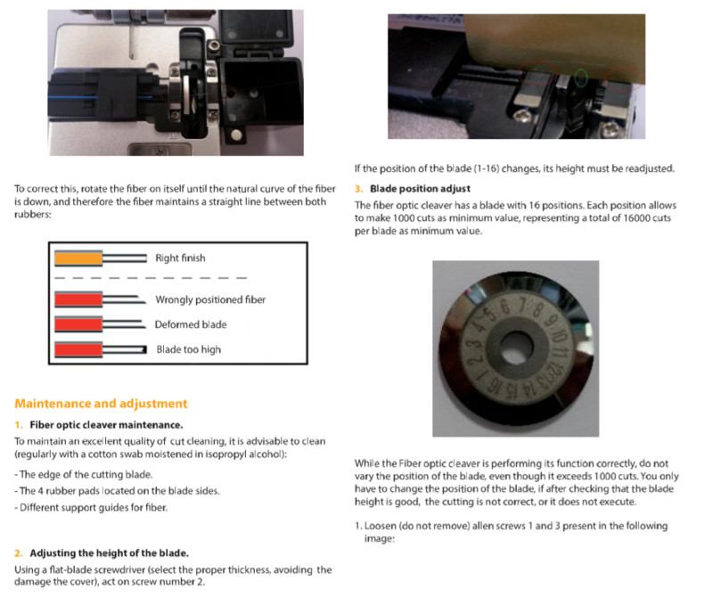 televes Fiber cutting machine fiber cleaver