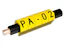 partex Ledningsmärk pa02/3 gul/svart, c