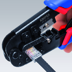 knipex Crimptång western 6/8-pol