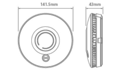 fireangel Fire alarm - optical fireangel fire alarm 10y sm-f