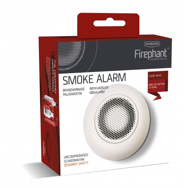 housegard Fire alarm - optical housegard smoke alarm sa800s white