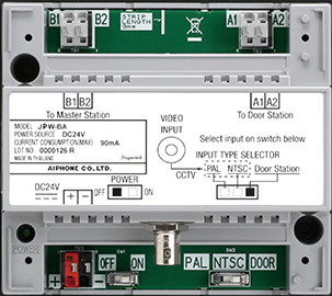 DOOR TELEPHONE SYSTEM JP JPW-BA