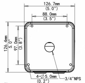 unv Camera accessory wallmount dome ipc36xx