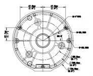 unv Camera accessory junction box dome ipc363x