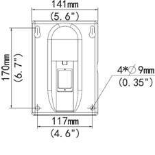 unv Camera accessory wallmount ptz