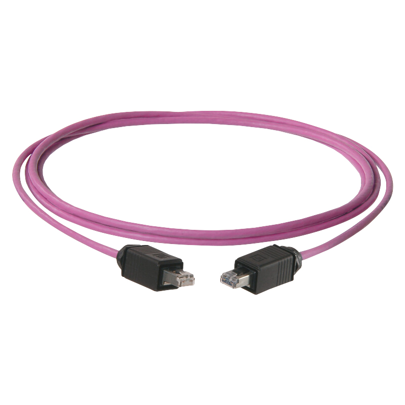KOPPLING-CAT6 FRNC 2xIP67/65-RJ45 4M