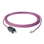 CONNECTING CABLE CAT6 FRNC IP67/65-RJ45 1M