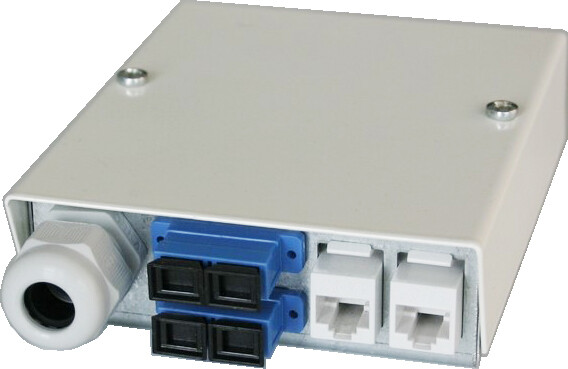 PÄÄTEKOTELO PÄÄTEKOTELO 2*RJ45+2*SC-DUAL