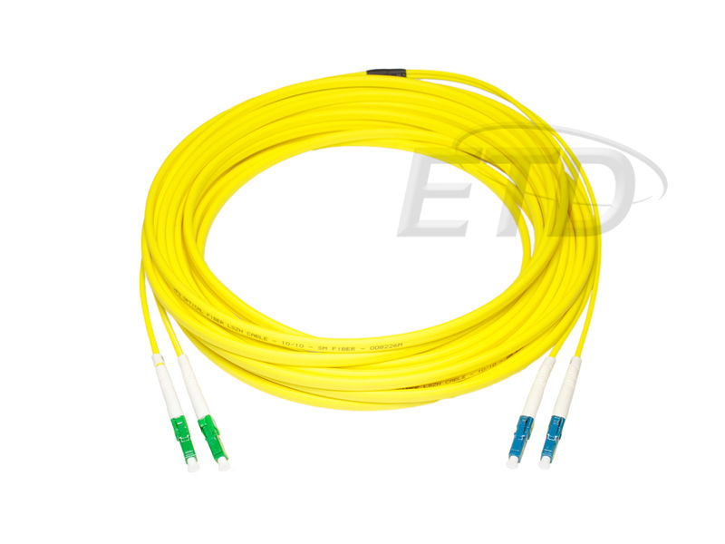 etd Koppling-fiber 2lc/apc-2lc/upc sm 20 m oval