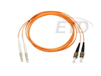 CONNECTING CABLE-FIBRE 2LC - 2ST  MM 2 M DPX