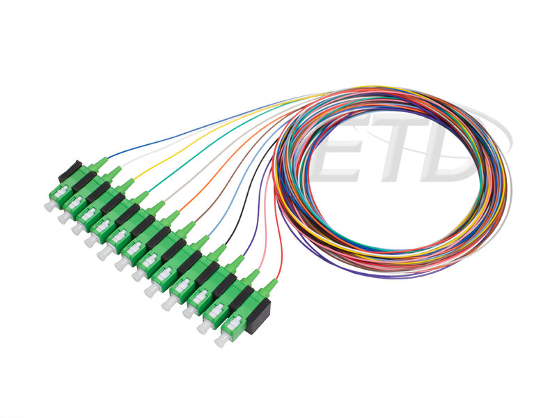 PIG TAIL (FIBER) COLOR TAILS 12XSC/APC SM 2M