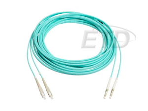 etd Connecting cable-fibre 2sc - 2lc om3 15 m oval
