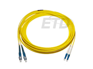 etd Connecting cable-fibre 2sc - 2lc sm 5 m oval