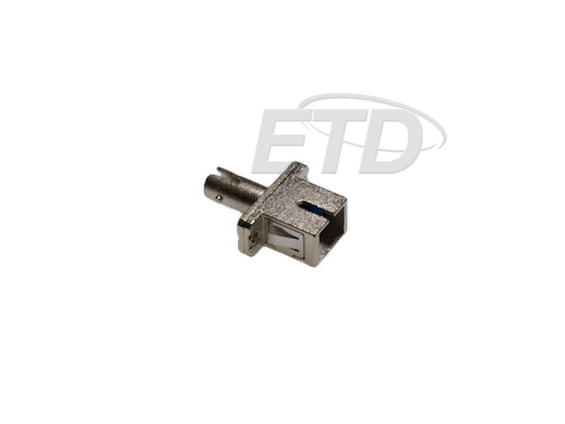 etd Adapter-fibre sc-st sm, metal