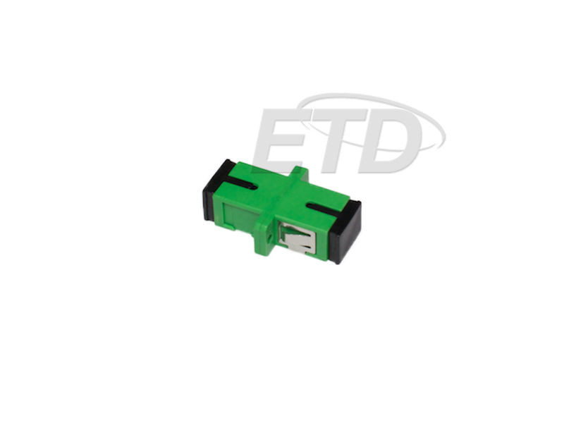 ADAPTER-FIBER SC/APC-SC/APC SM GREEN