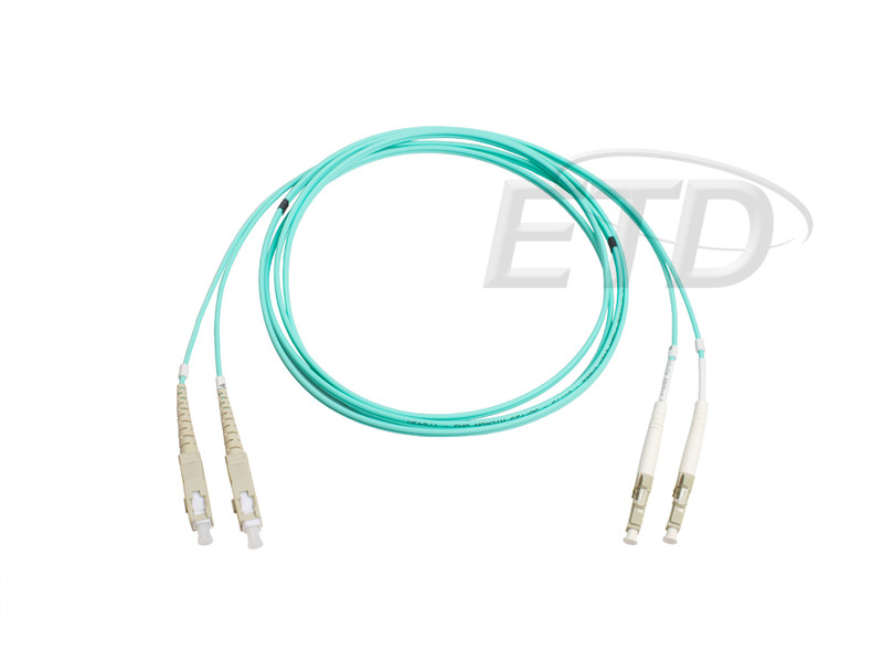 KYTKENTÄKAAPELI-KUITU-ETD 2SC - 2LC OM3 3M DPX