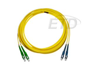 etd Connecting cable-fibre 2sc/apc - 2sc/upc sm 10 m oval
