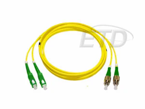 etd Connecting cable-fibre 2sc/apc - 2fc/apc sm 10 m dpx