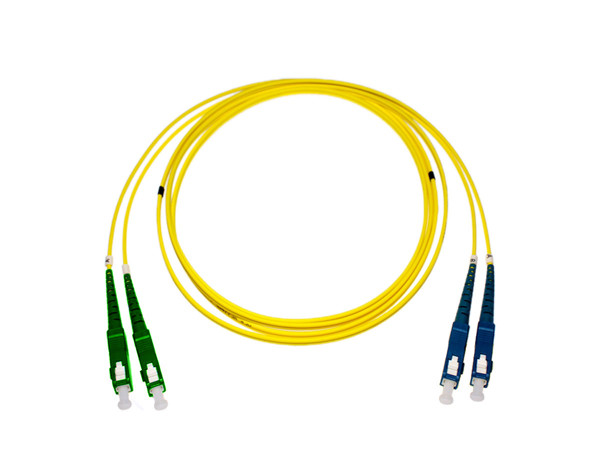 etd Connecting cable-fibre 2sc/apc - 2sc/upc sm 7,5 m dpx