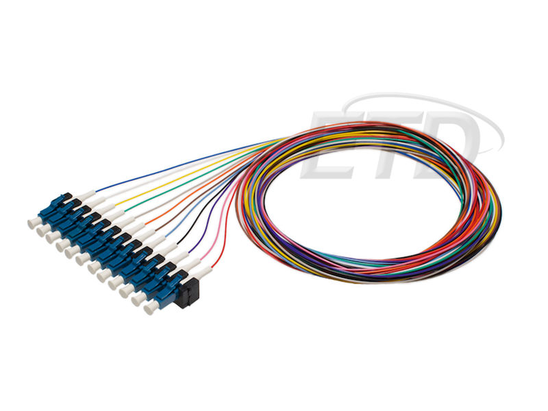 PIG TAIL (FIBER) COLOR TAILS 12XLC SM 2M