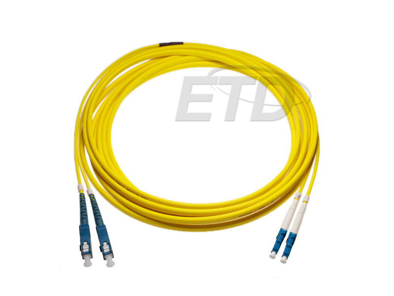 etd Koppling-fiber 2sc - 2lc sm 2 m oval