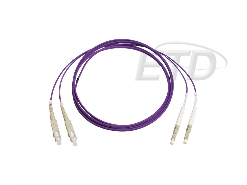 KOPPLING-FIBER 2SC - 2LC OM4 2 M DPX