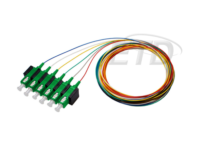 PIG TAIL (FIBER) COLOR TAILS 6XSC/APC SM 2M