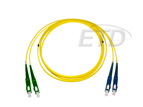 etd Koppling-fiber 2sc/apc - 2sc/upc sm 1 m dpx