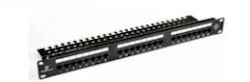 PANEL COPPER 19IN 1RU 24xRJ45, KEYSTONE