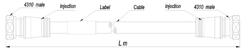 laatuantenni Jumper kabel 1/2 jumpper 10m, 4.3-10m, hf