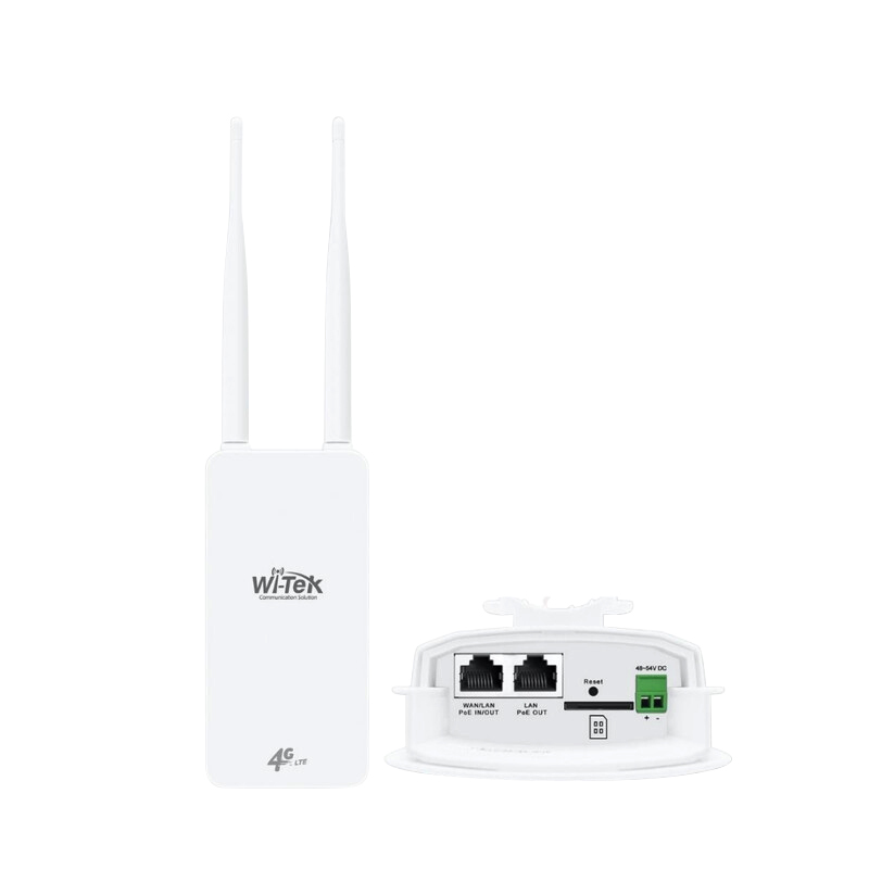 wi-tek Router 4g lte wifi ip65 48v poe out