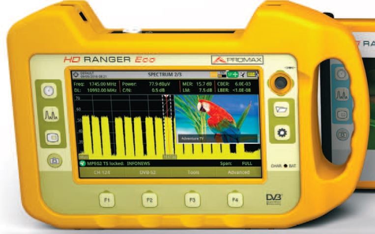 promax Measuring instrument eco dvb-t/t2,-c/c2,-s/s2, fm