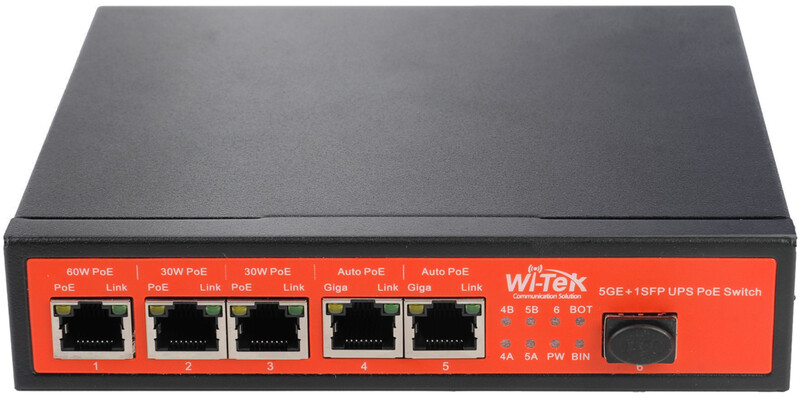 ETHERNET KYTKIN FINNSAT 5xGE+1SFP 230AC/18-36DC POE