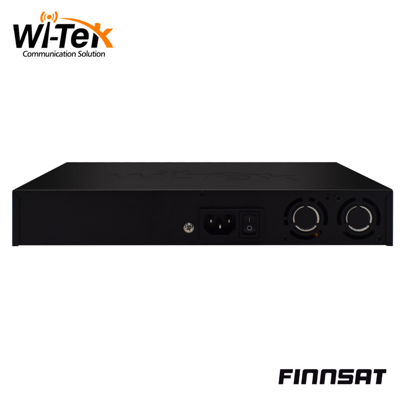 wi-tek Ethernet kytkin finnsat 16fe(poe)+1ge+1ge/sfp