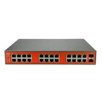 ETHERNET SWITCH 24xGE+2xSFP SWITCH 19IN