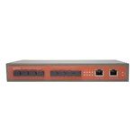 ETHERNET SWITCH 8xSFP+2XGE FIBRE SWITCH 19IN