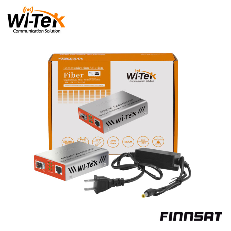 wi-tek Mediaconverter sfp-rj45 100/1000mbps