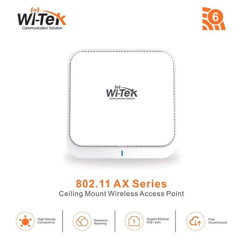 wi-tek Wireless basestation 2.4/5g 1775m wifi6 cloud m.ap